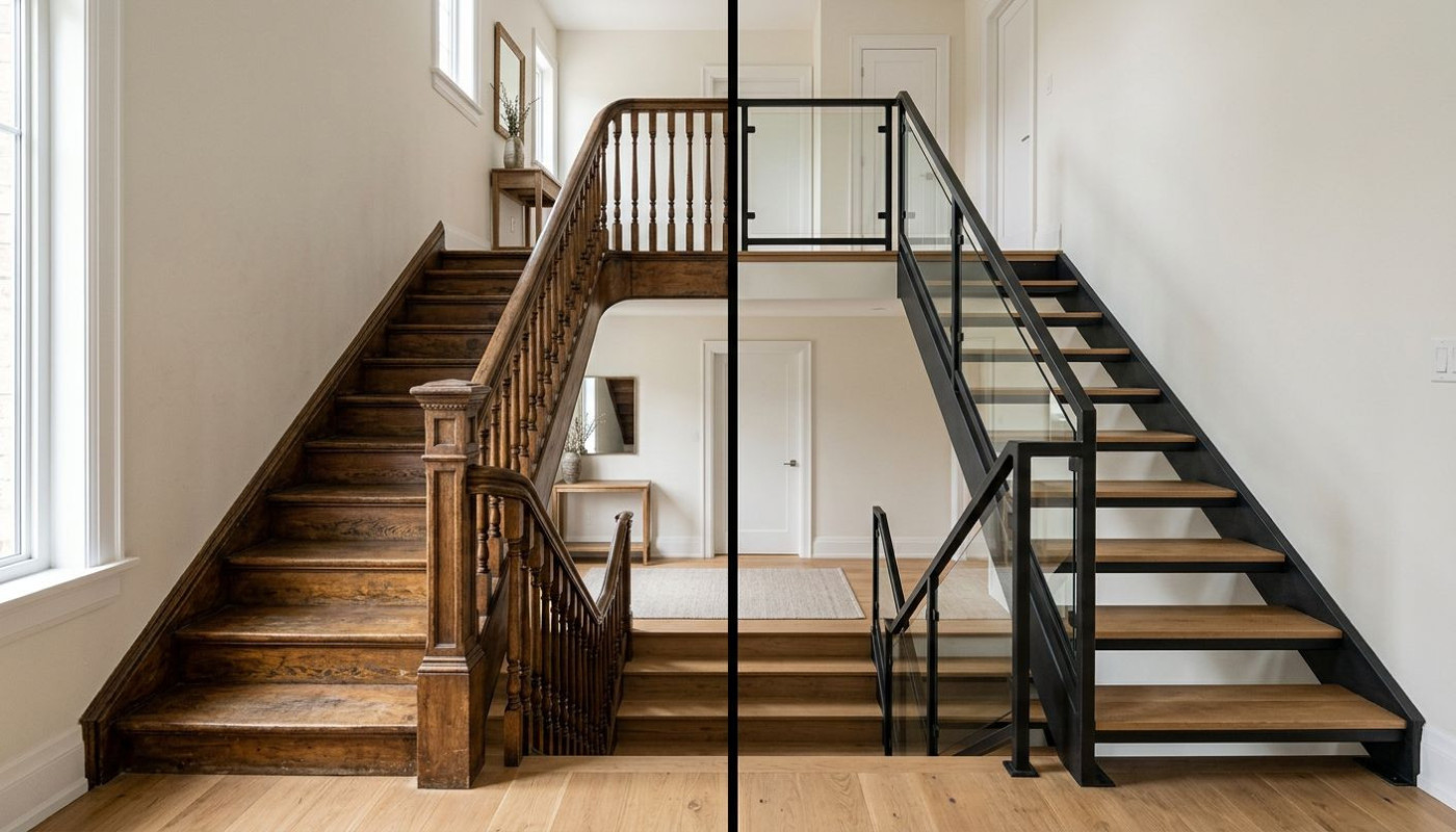 Comment choisir entre la rénovation ou le remplacement de votre escalier ?